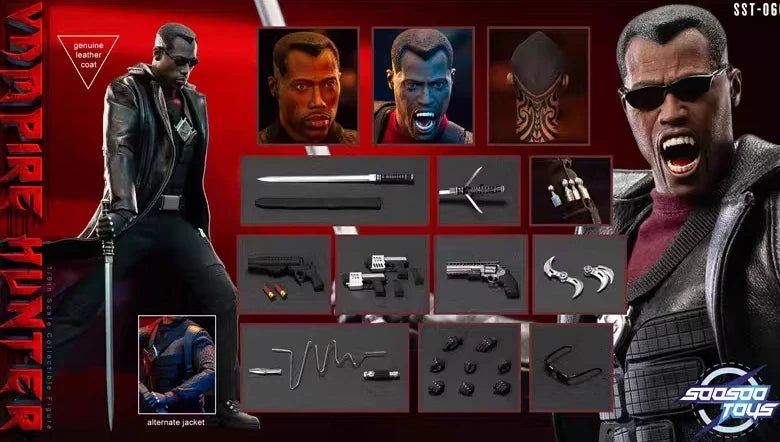 Soosootoys SST-060 1/6 Vampirjäger The Warrior Actionfigur 12 Zoll komplettes Set männlicher Soldat Modell Deko-Ornament