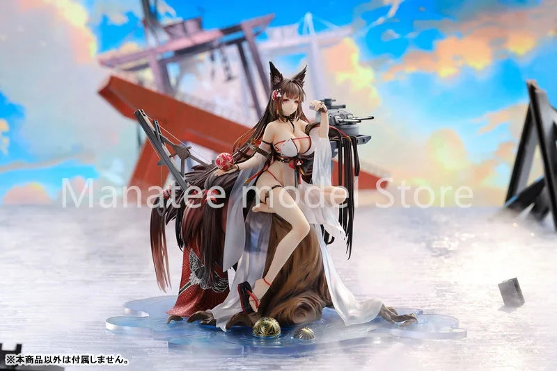 APEX Original Azur Lane Amagi Wending Waters, Serene Lotus Ver. 1/7 PVC Action Figure Anime Model Toys Collection Doll Gift