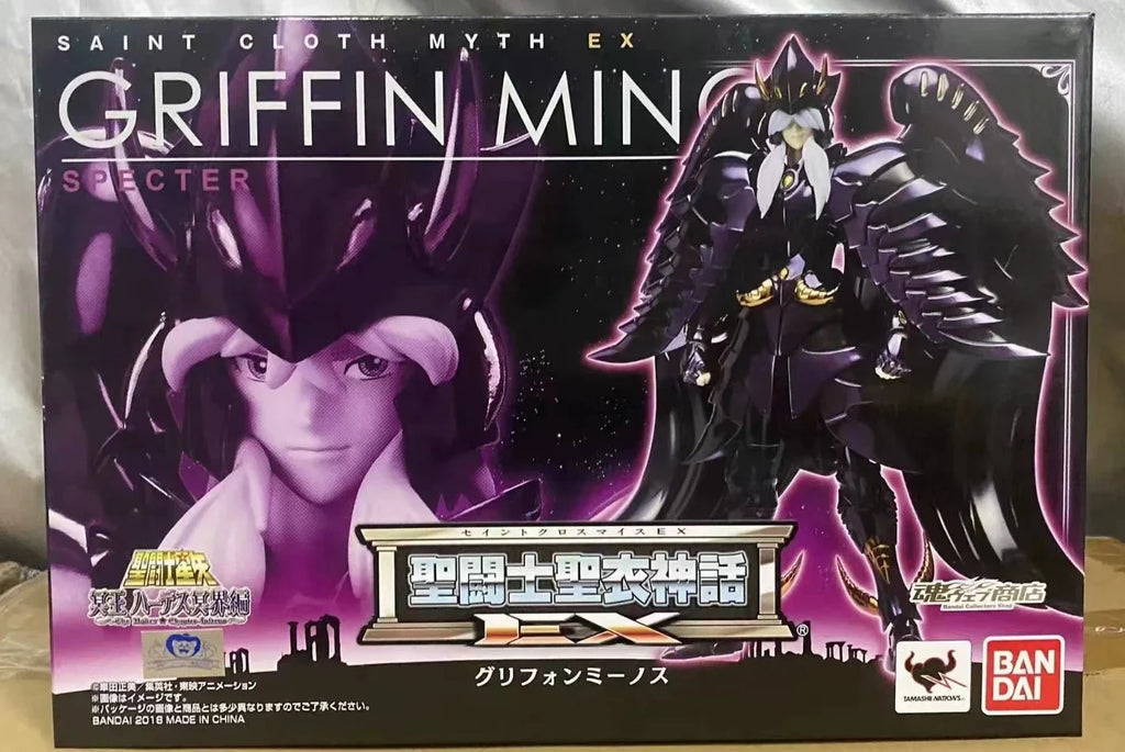 Original Genuine Bandai Saint Seiya Myth Cloth EX Tiangui Star Minos Griffin Finished Model Toy Gift Collection Ornaments