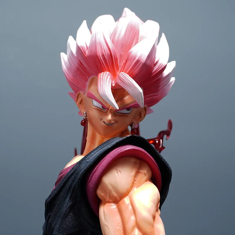 38cm Dragon Ball Yun Qi Vegetto 2.0 Anime Figure 3 Headed  Replace Model Statue Collection Desktop Decoration Ornament Fans Toys
