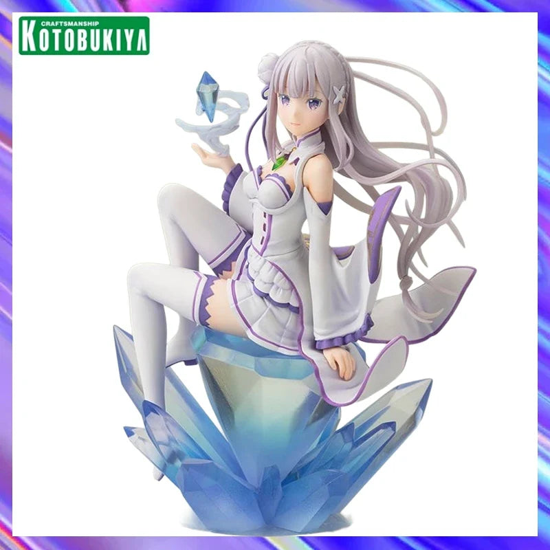 Original in Stock KOTOBUKIYA ZERO - Starting Life in Another World Emilia 1/8 Figures Model Toys Gifts Collection Ornaments