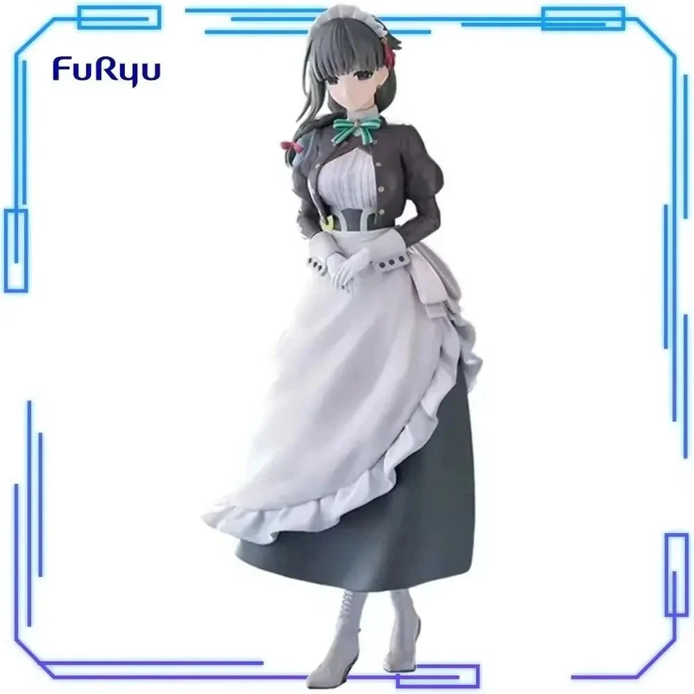 In Stock FuRyu Original Genuine Anime You Are Ms.servant Trio-Try-iT Figure Yuki Xue 20cm Collections Model Toy Figures Gift