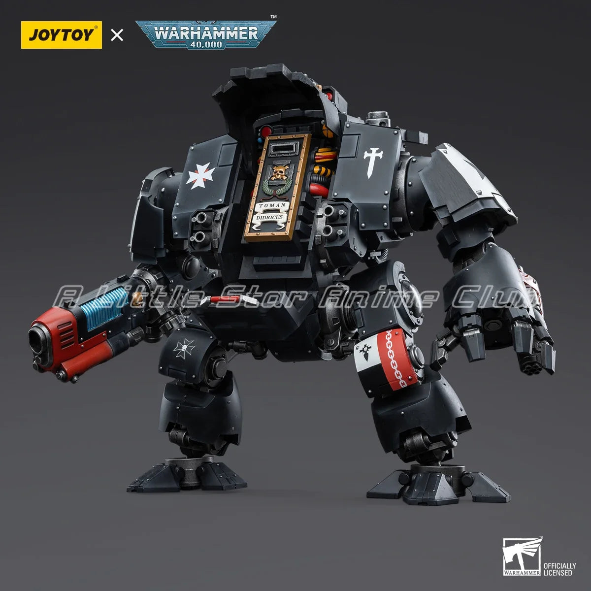 Original JOYTOY 1/18 Action Doll WARHAMMER 40000 Black Templars Redemptor Dreadnought