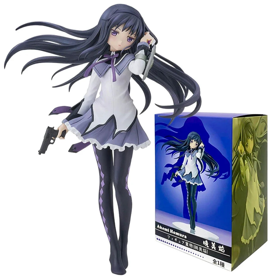 Anime Puella Magi Madoka Magica Figure 16.5cm Akemi Homura Action Figural PVC Model Collection Ornament  Holiday Gift in stock