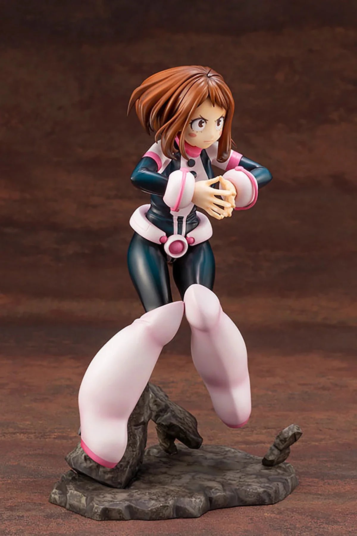 Original Genuine Kotobukiya Prepainted ARTFX J Boku No Hero Academia Uraraka Ochaco 1/8 H=21cm Anime Character Figure Decoration