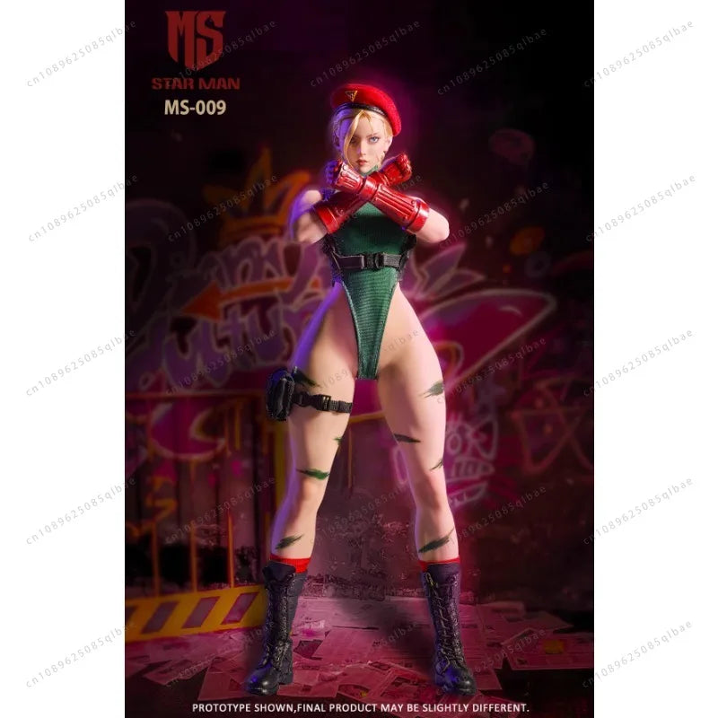 In Stock STAR MAN 1/6 Female Agent Bee Street Fighter Jiami MS-009 Movable Soldier Doll Hand Model Gift Collection