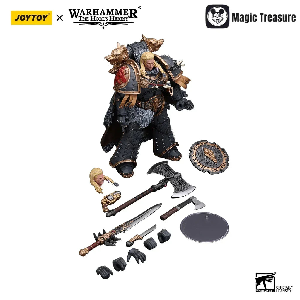 【MT】JOYTOY 1/18 Action Figure Warhammer 40K The Horus Heresy Space Wolves Leman Russ Anime Model Toys Gift