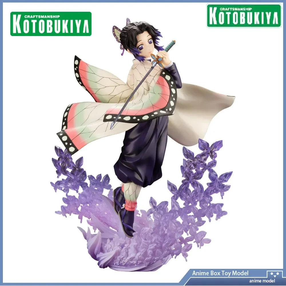 Demon Slayer Kotobukiya ARTFX J Kochou Shinobu Genuine Statue Original Collection Model Anime Figure Action Figure Toys