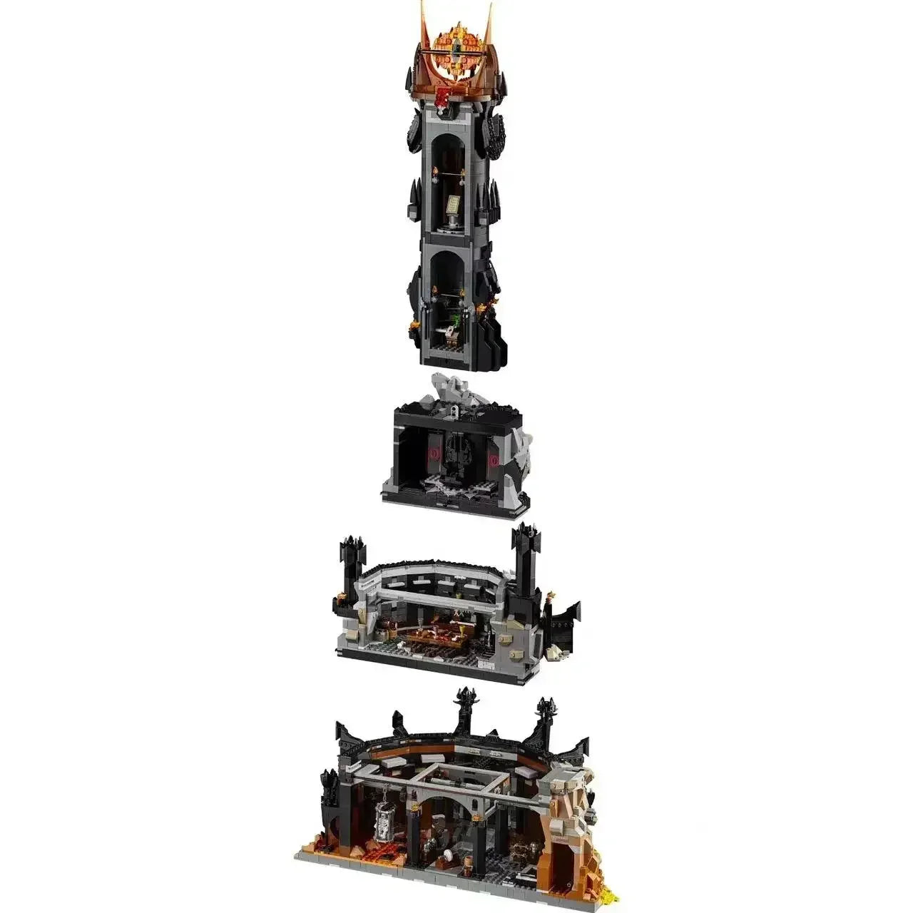 5471Pcs 2024 New 10333 Black Tower Dark Model Building Blocks Kit Bricks Creative MOC Toy for Boys Adult Birthday Xtmas Gifts