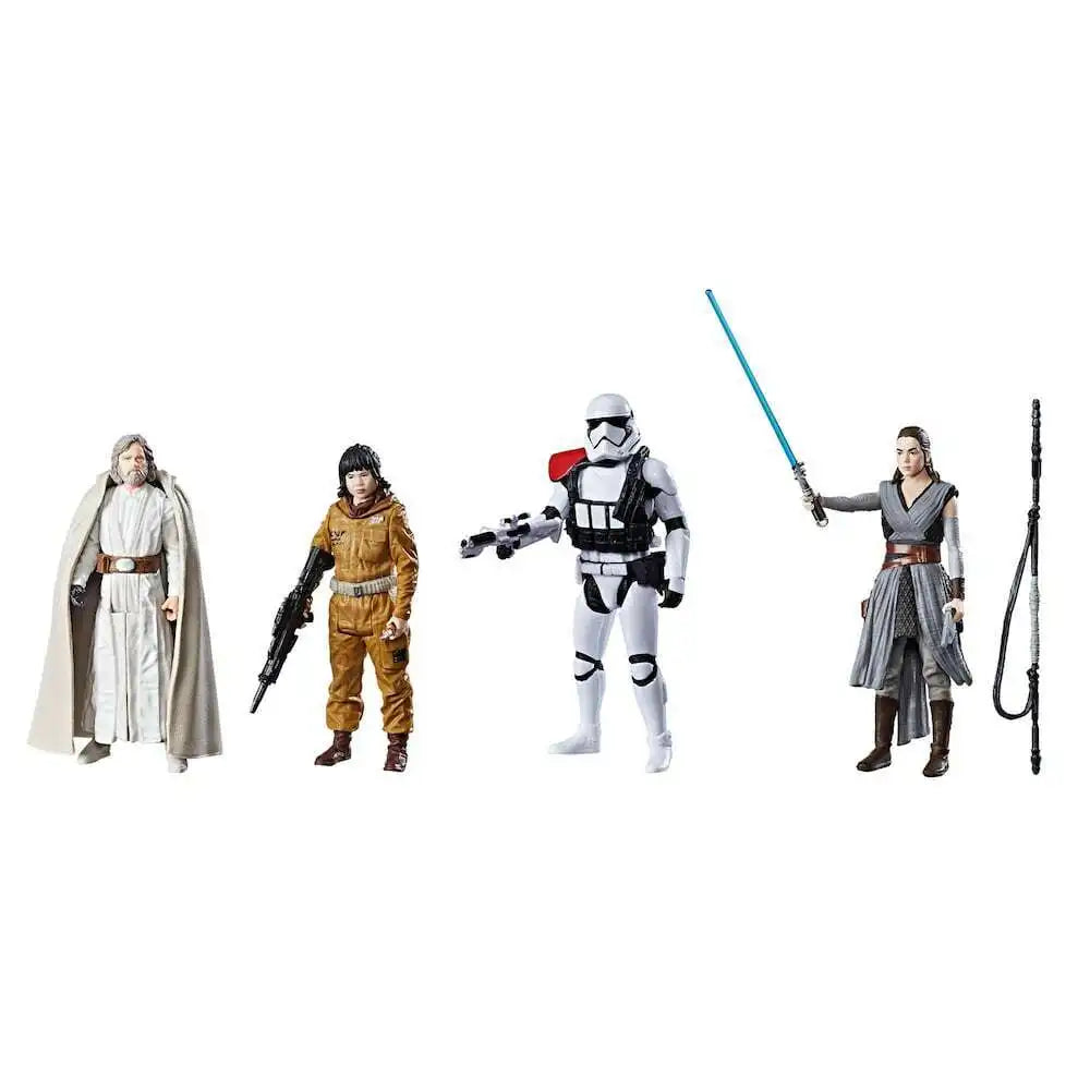 Star Wars Force Link Obi-Wan Master Yoda Chewbacca Cai Threnalli Luke Rey Rose First Order Tooper 3.75" Boxed Action Figure
