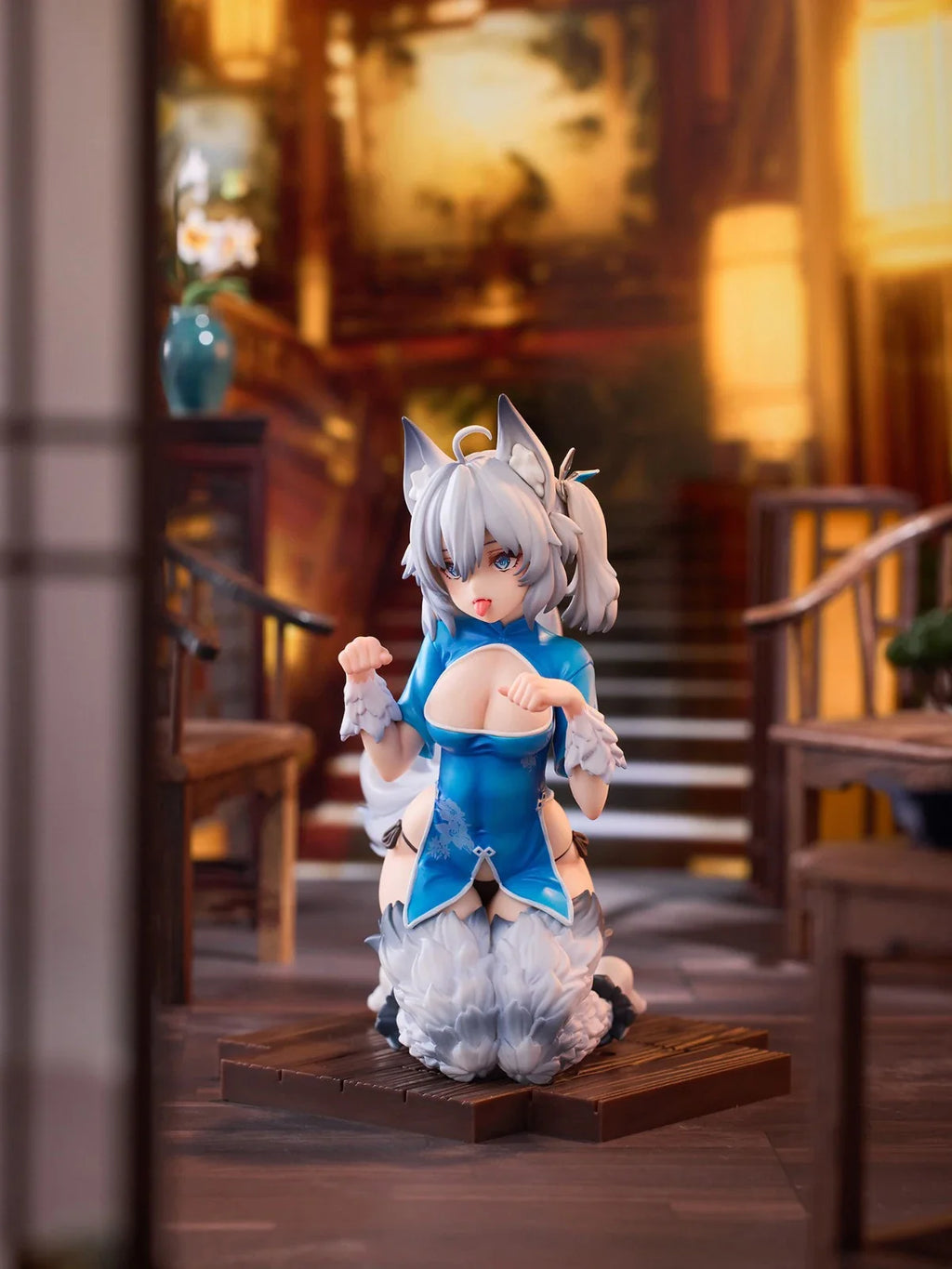 Original Genuine AniMester KADOKAWA Prepainted Kaifuku Jutsushi No Yarinaoshi Setsuna 1/7 H=155mm Anime Girl Model Figure Gift