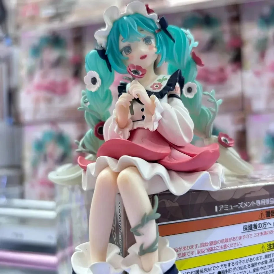 Anime Figure Hatsune Miku Toys Flower Fairy Collection MIKU Kawaii Cartoon PVC Action Figurine Model Dolls Birthdays Gifts Kids