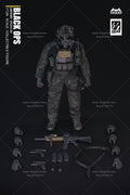 Auf Lager HASUKI SA01 1/12 Maßstab Männlicher Soldat Black Ops SALVO Serie Unbekannter Operator 6 Zoll Actionfigur Puppen-Sammlung