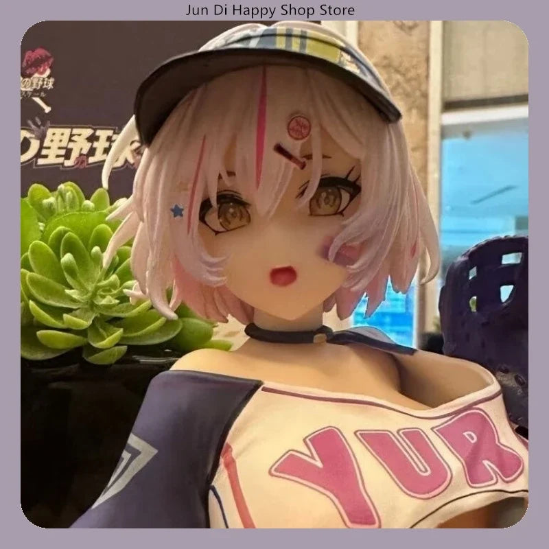 19cm Baseball Girl Anime Figure Model Statue Collection Desktop Decoration Ornament Toy Gift for Fans