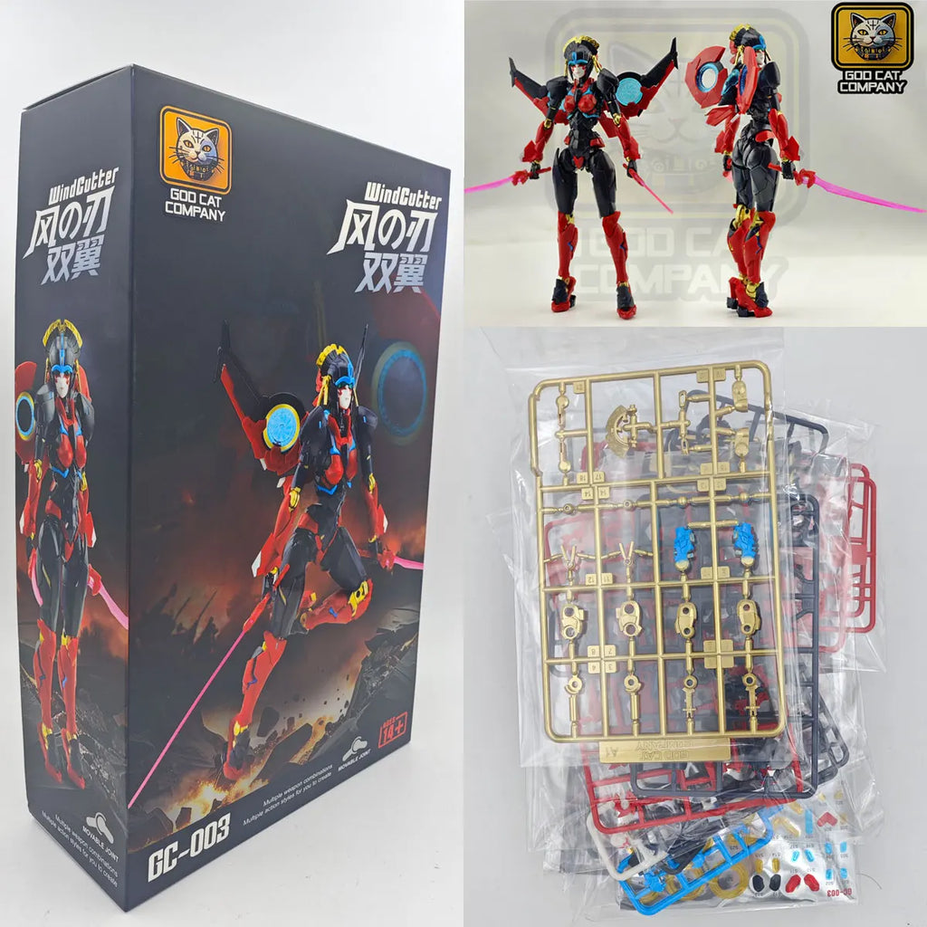 IN STOCK God Cat Company Transformation Wind Scythe Witch Windblade GC-003 Windblade Assembly KO RIOBOT Action Figure