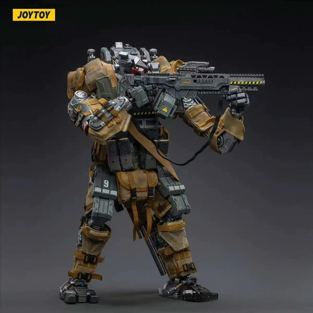 JOYTOY 06 Heavy-mounted assault mecha soldier mecha model 1:18 series 3.75-inch gift toys