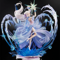 Anime Re:zero Starting Life In Another World Emilia Crystal Dress Ver. 1/7 Complete Pvc Action Figure Model Light Up Gifts Toys