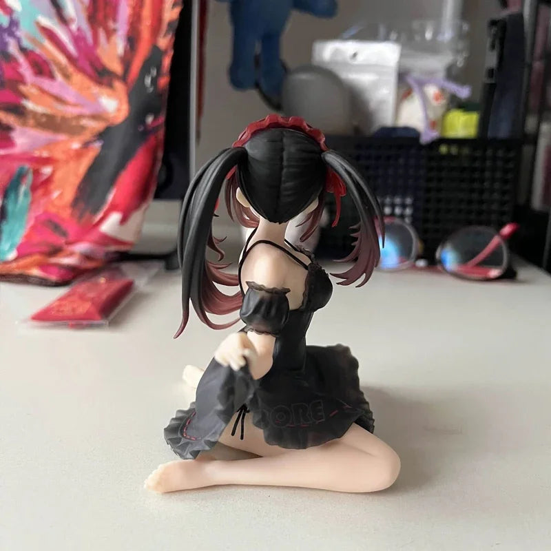 11cm Date A Live V Sexy Anime Girl Figure Kurumi Tokisaki Nightwear Action Figure Tohka Yatogami/Yoshino Figurine Model Doll Toy