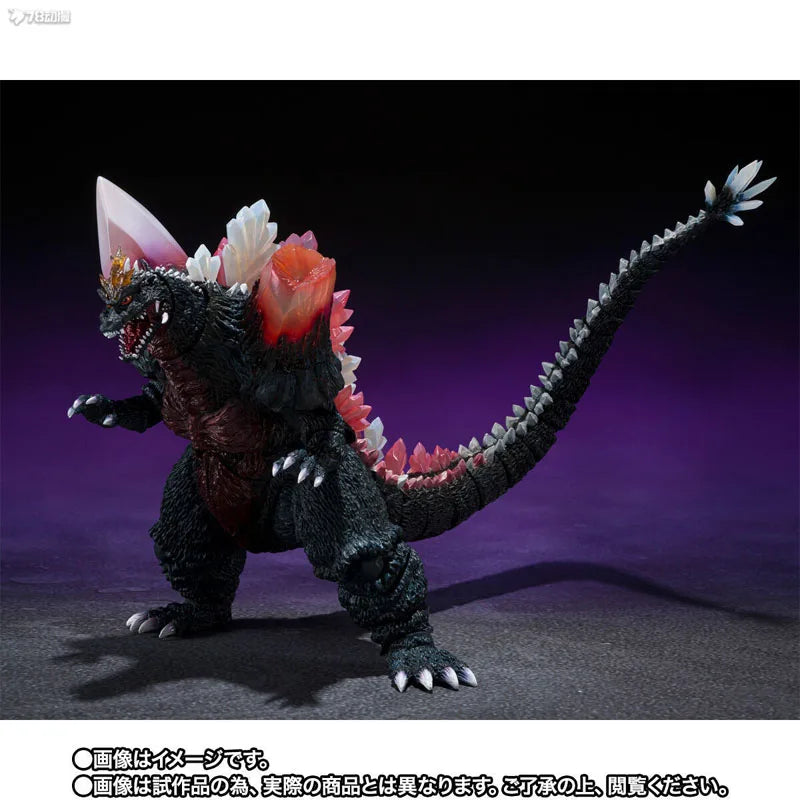 BANDAI Original S.H.MonsterArts Space Godzilla Anime Action Figures Toys for Boys Christma Gift Collectible Model Ornaments