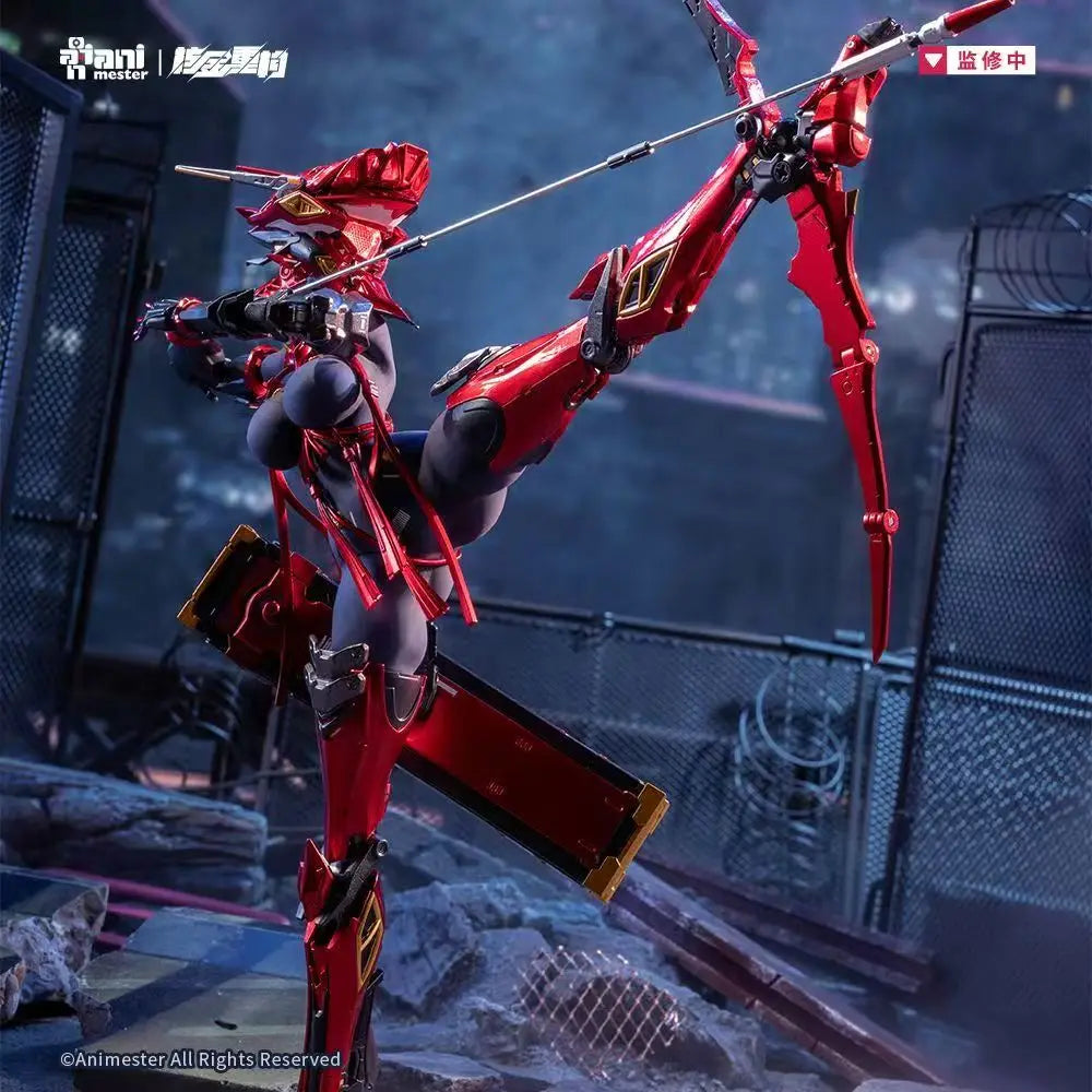 Pre-order AniMester Nuclear Gold Reconstruction Trial KOF Guren Padma 1/9 Rubberized Movable Model Anime Action Figure Toys Gift