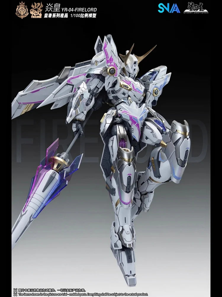 In Stock Snaa Emperor Yan Phantom Flame Soul 1/100 Assembly Model Kit Yr-04 Paticle Awakening Armament Mecha Action Figurine Toy