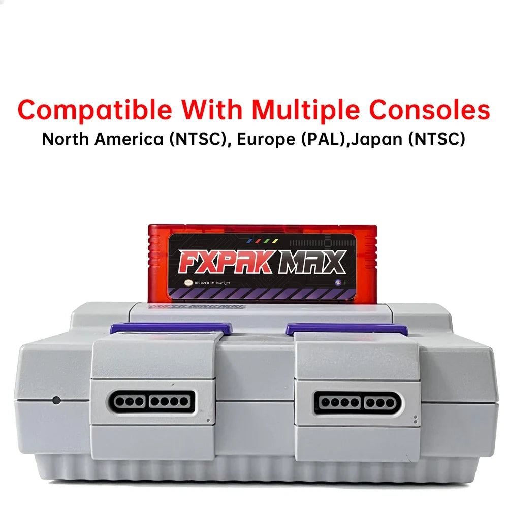 Latest FXPAK PRO MAX Firm1.11.0 For SNES NSTC/PAL Retro Console SFC Card Up To 200G RCT With Cyclone IV Hardware Game Everdrive