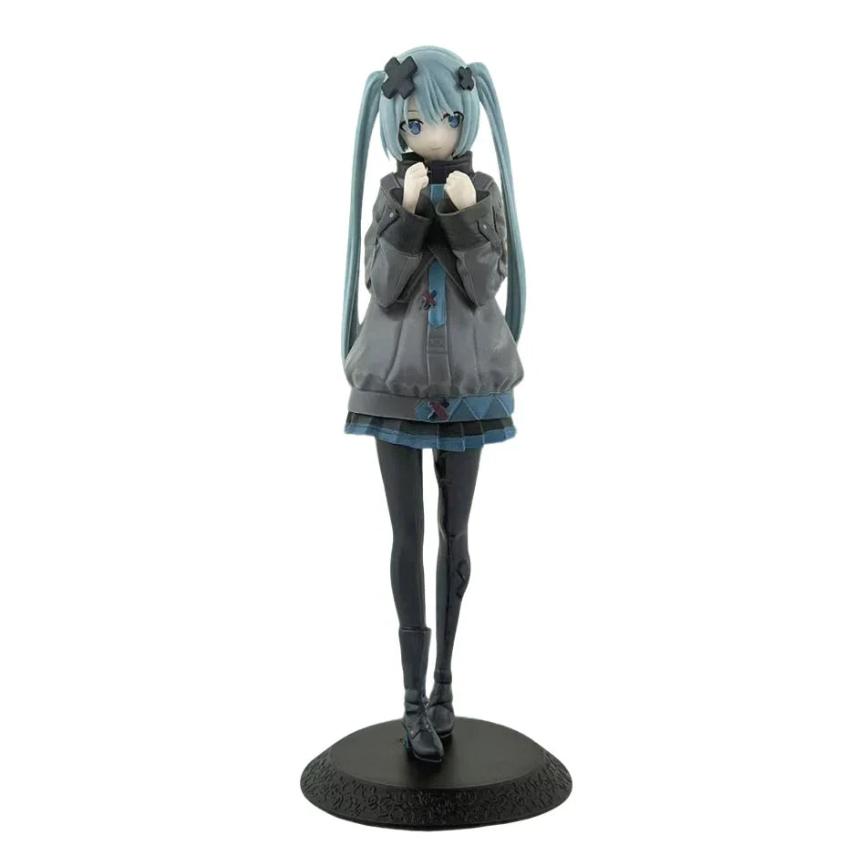New 8inch Hatsune Miku In A World With Closed Windows Collectible Anime Action Kwaii Miku Figures Model Toys Christmas Gifts