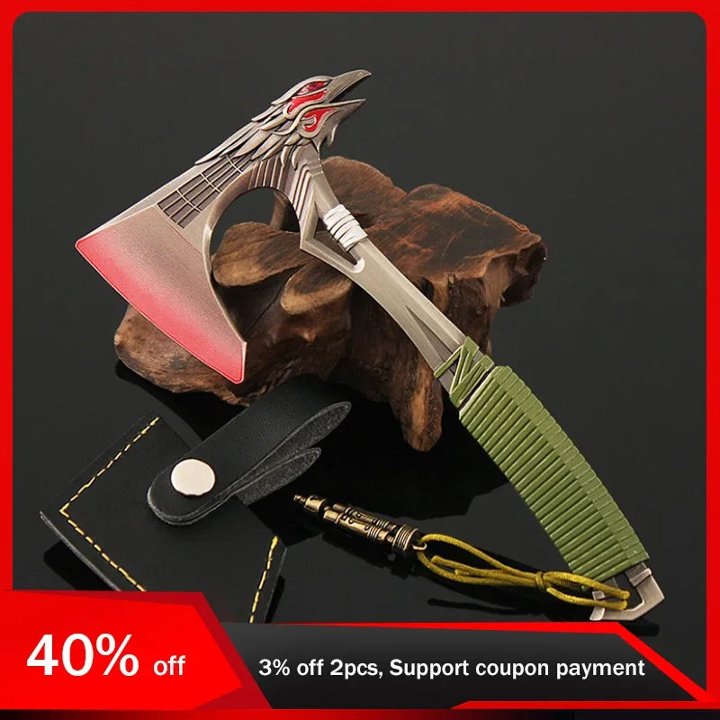 15cm/5.9in Apex Legends Heirloom Raven's Bite Axe Knife Toy Sword Cosplay Metal Knive Model Game Peripheral Kids Toy Gifts Boys