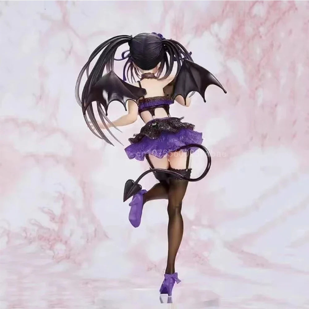 Classic Kurumi Tokisaki Figure Coreful DATE A LIVE IV Anime Figure Purple Devil Action Figure 21cm Model Collection Adult Gifts