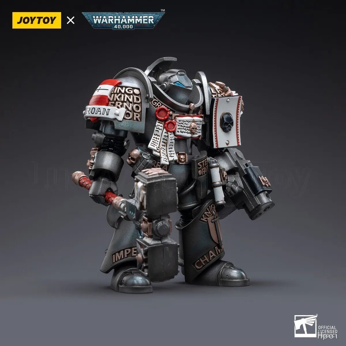 JOYTOY 1/18 Action Figure Warhammer 40K Grey Knights Terminator Caddon Vibova Model Toy