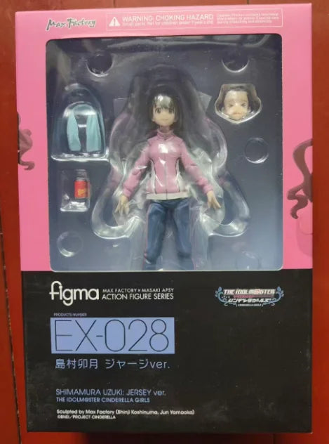 Original Max Factory Figma##EX-28 THE IDOLM@STER Cinderella Girls Shimamura Uzuki Anime Figure Model Toy Gift Collection