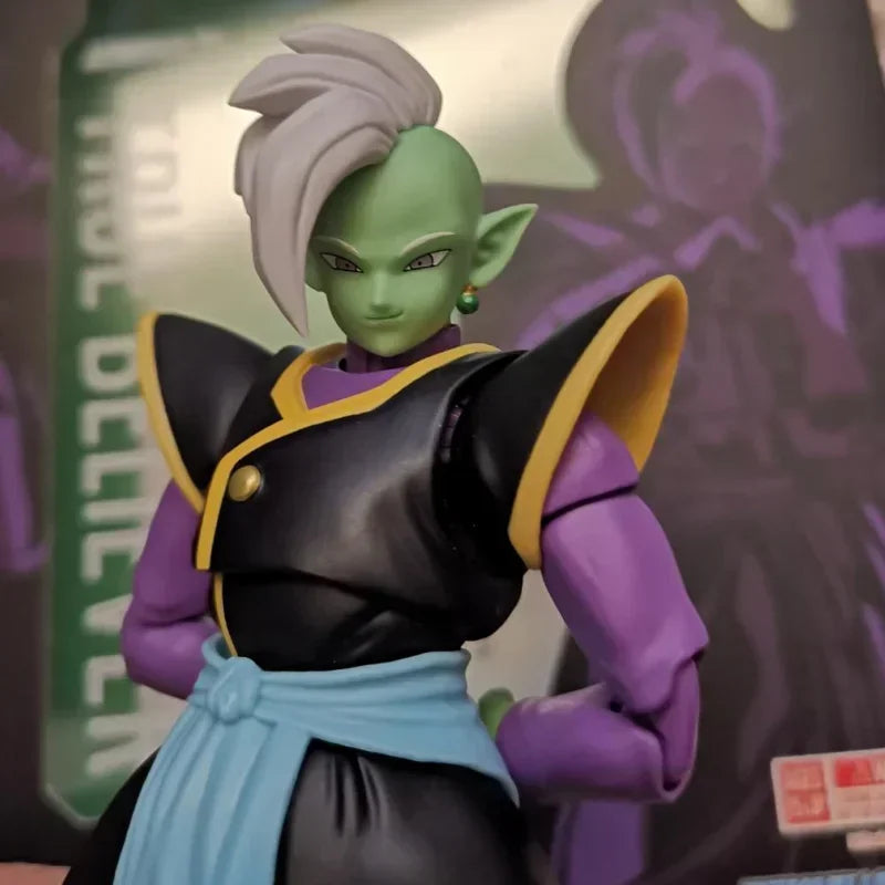 In Stock Dragon Ball Demoniacal Fit Zamasu Shf God of Creation True Believer Goku Figure Model Collection Toy Gift