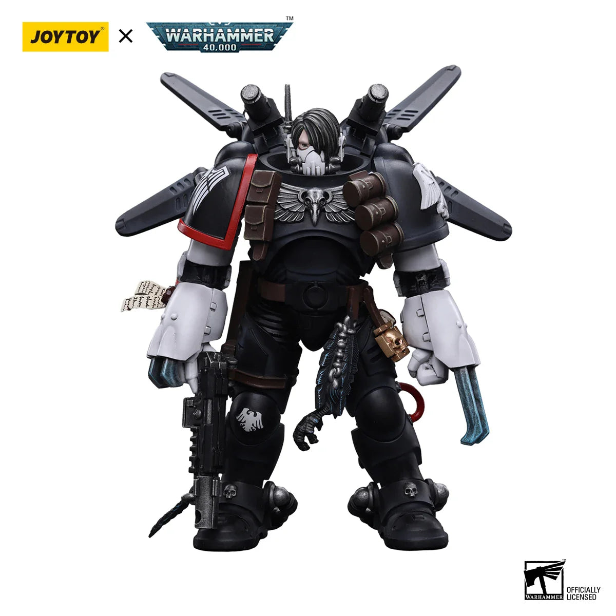 [Pre Order] JOYTOY Warhammer 40K 1/18 Action Figure Raven Guard Chapter Master Kayvaan Shrike Model Toys