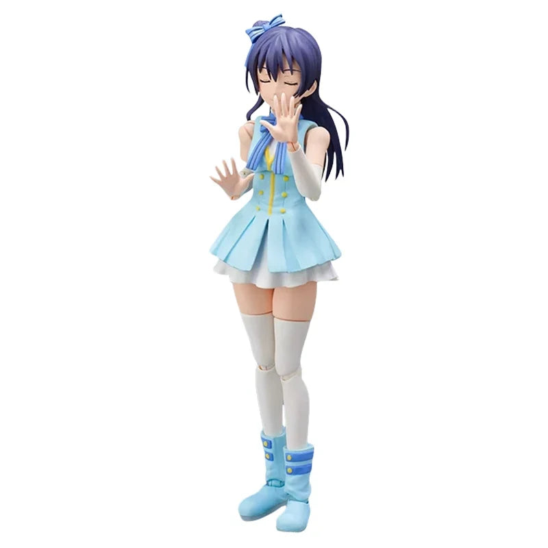 Bandai Genuine SHF Sonoda Umi LoveLive Anime Action Figure Collectible Joint Mobility Model Toys Ornament Gift Children Kid Girl