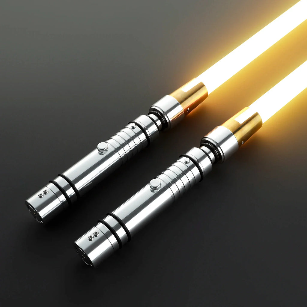 DamienSaber Bastila Shan Lightsaber Heavy Dueling Bluetooth Light Saber Sensitive Smooth Swing Metal Hilt with SD Card 34 Fonts