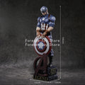 54cm Captain America Figure The Avengers Anime Surroundings Figures Collection Desktop Ornament Decorations Best Gifts for Boys
