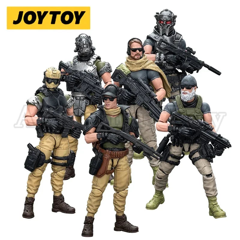 JOYTOY 1/18 3.75 Action Figures Military Armed Force Series Anime Model Gift