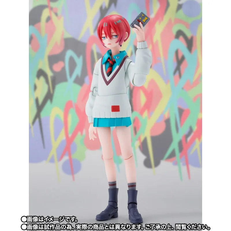 Bandai Genuine SHF Gundam GQuuuuuuX Amate Yuzuriha (MACHU) Anime Action Figure Collectible Model Toys Ornaments Gift Children