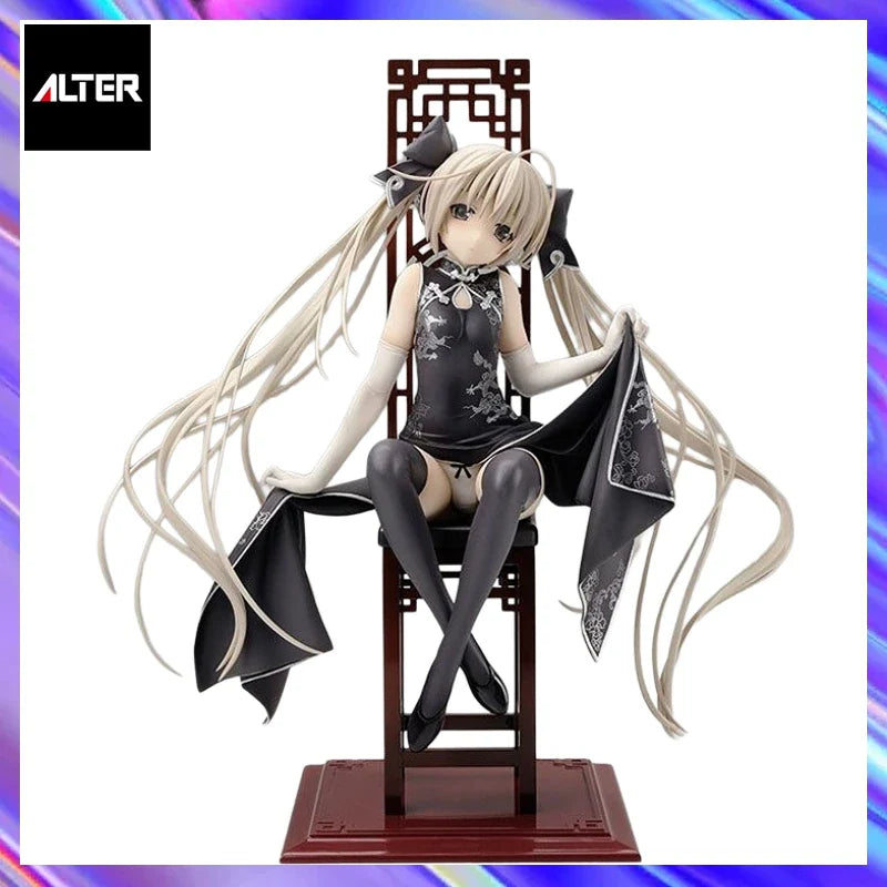 Original in Stock Alter Kasugano Sora Black Cheongsam 1/7 Figures Model Toys Gifts Collection Ornaments
