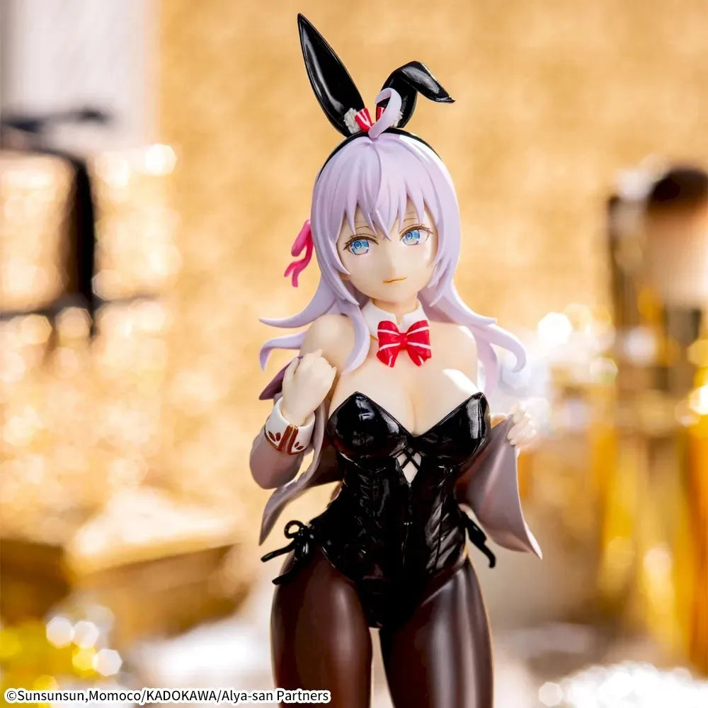 In Stock SEGA Genuine Tokidoki Bosotto Russia-go De Dereru Tonari No Alyasan Alisa Kujou Luminasta Bunny 20cm Model Toy Figures