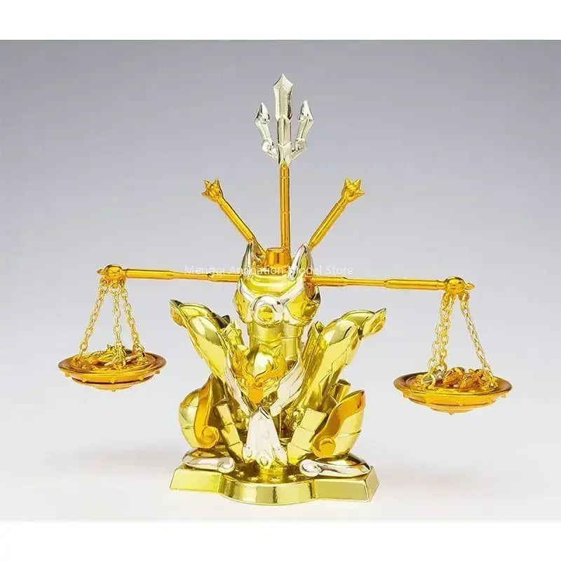 BANDAI in Stock Saint Seiya Saint Cloth Myth Golden Front Libra Purple Dragon Collectible Model Decoration Action Figure Toy