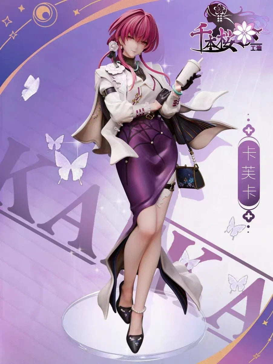 Doll Statue Kafka Model Toy Honkai: Star Rail Game Character Sculpture Figures Collectible Anime Figurine Action
