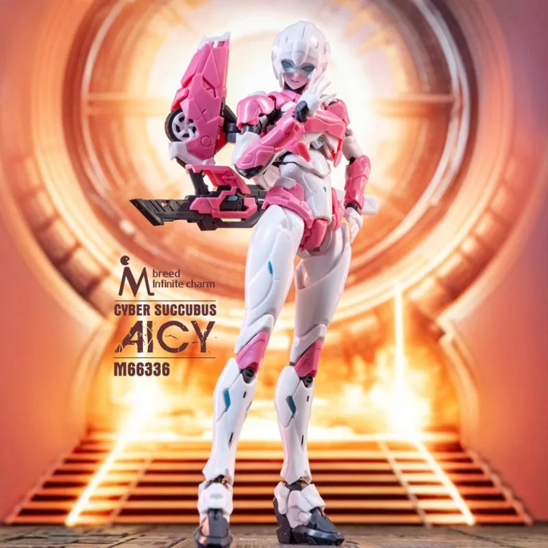 Infinite Charm M66337 black hunter Arcee Transformation Assembly Model Kit Cee Action Figures Toy