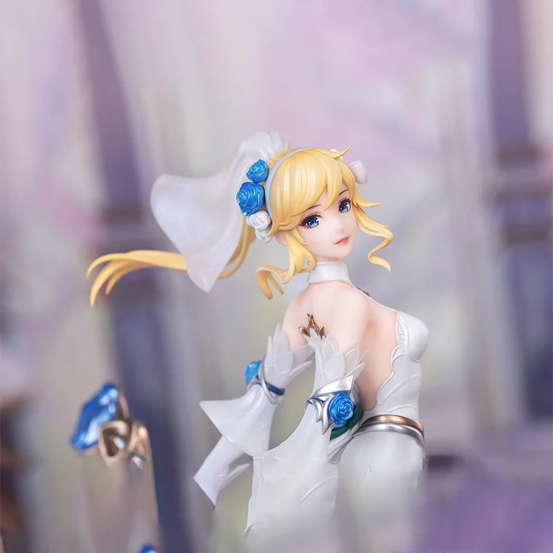 【100%original】Myethos League of Legends Lux - Gift+ 1/8 Crystal Rose H=21.6CM Game Characters Garage Kit Gifts Toys Model