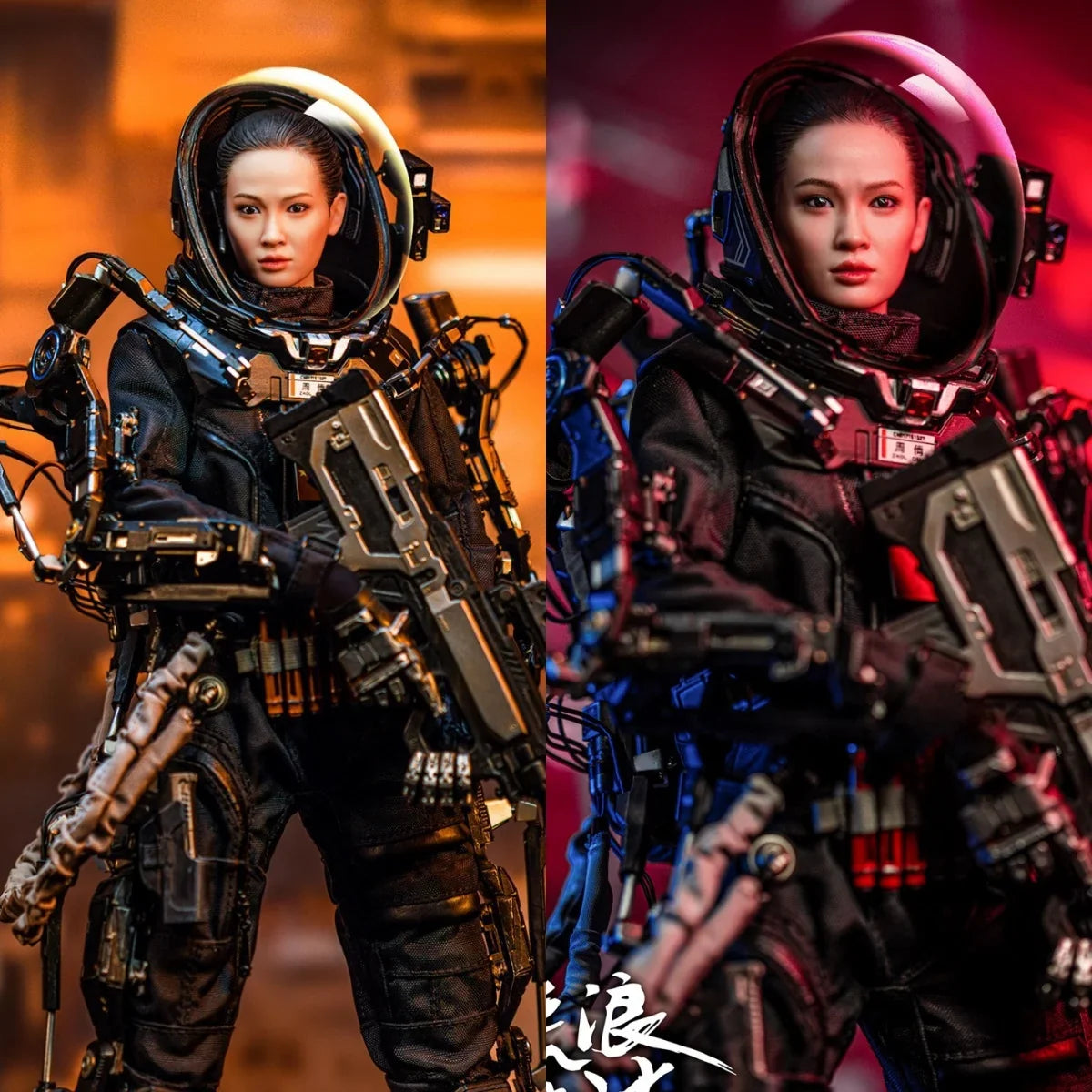 Original DAMTOYS DMS036 1/6 Scale Female Soldier Chinese Classic Movie Zhou Qian Rescue Team Full Set 12in Action Figure Model