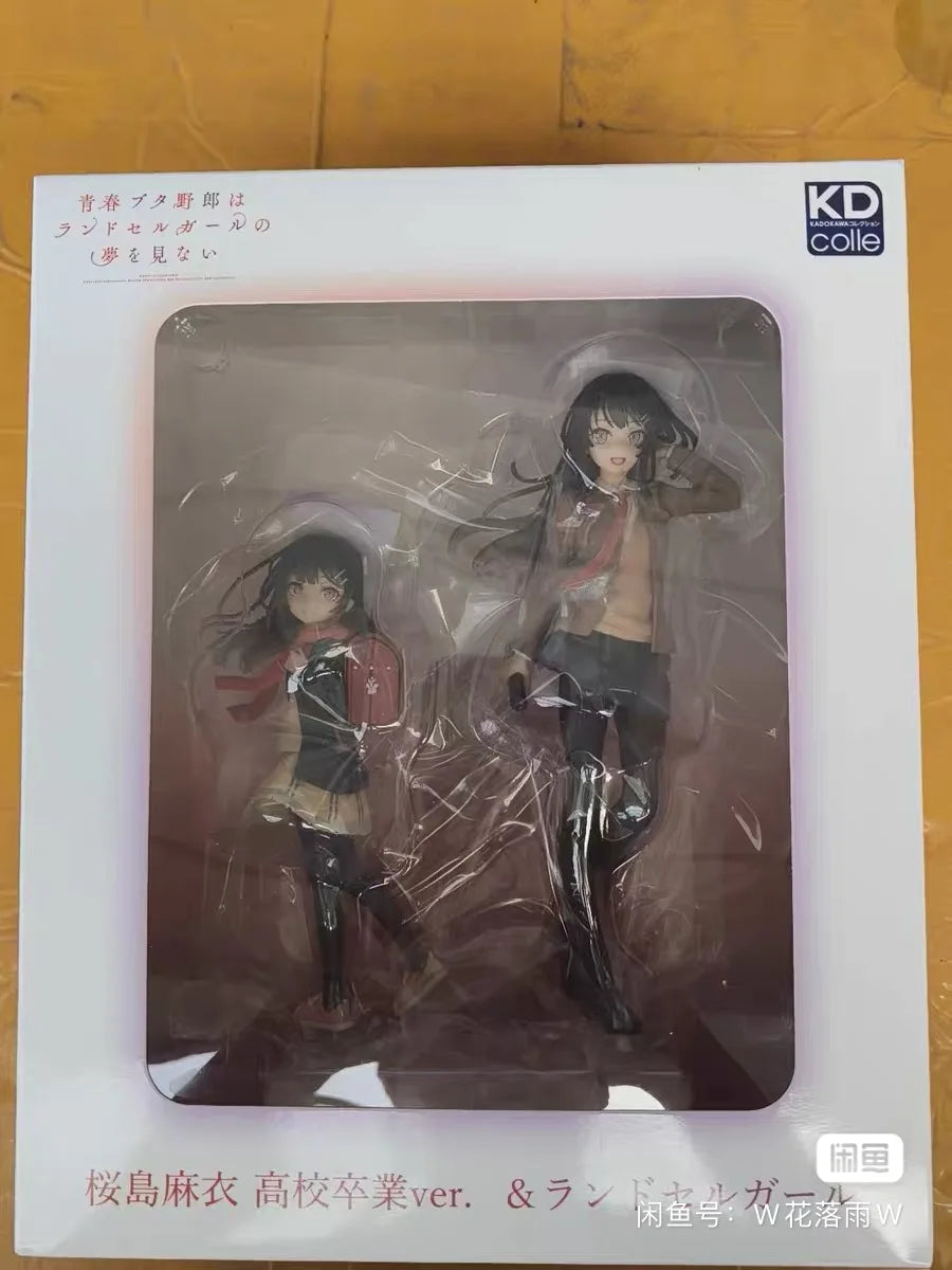 Original in Stock KADOKAWA KDcolle Sakurajima Mai and Red School Bag Girl  Figures Model Toy Gift Collection Ornament