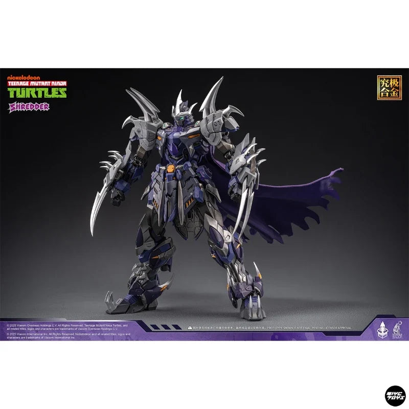 In Stock HEATBOYS Teenage Mutant Ninja Turtles Shredder Chinese Mecha Model Kit Action Figure Model Toy Doll Gift Collectible