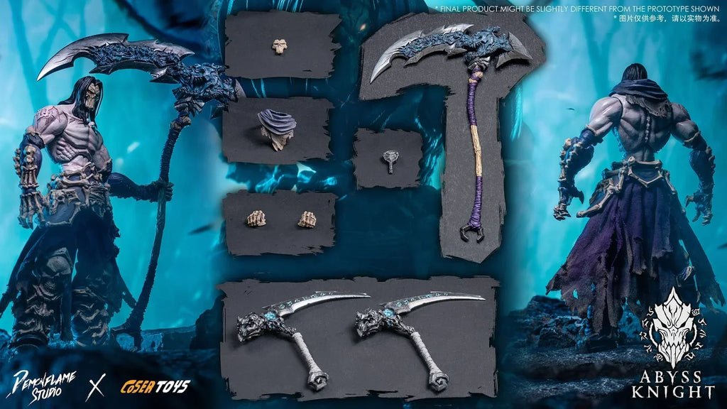 In Stock Magic Fire Studio COSERTOYS 1/12 Dark Bloodline Abyssal Knight Action Figure Model Toys