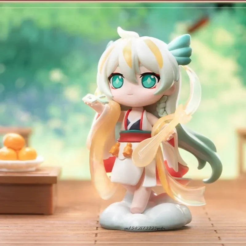 Pop Mart Onmyoji Classic God Series Blind Random Box Toys Popmart Mystery Box Action Figure Doll Kawaii Model Surprise Kids Gift