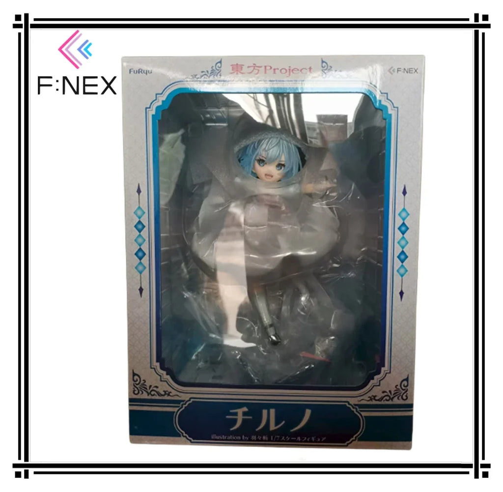 In Stock Original F:NEX Oriental Project Cirno Chiruno Anime Figure Model Collection Gift Ornament